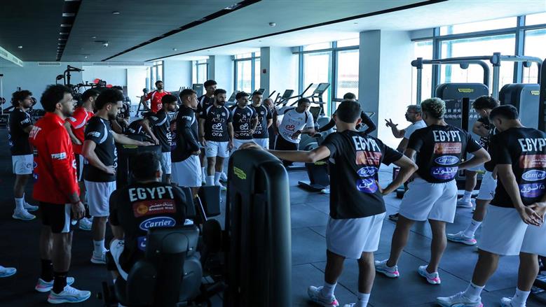 المنتخب الوطني يخوض تدريبا صباحيا في «الجيم» استعدادا لودية روسيا