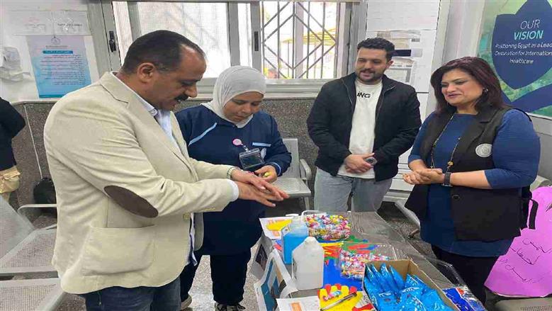 مستشفى الرمد ببورسعيد تحتفل باليوم العالمي لنظافة الأيدي