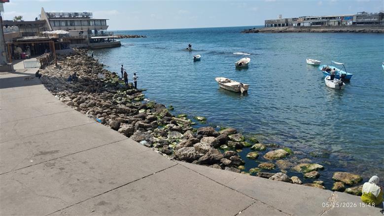 منع السباحة في أماكن صخرية بالإسكندرية 