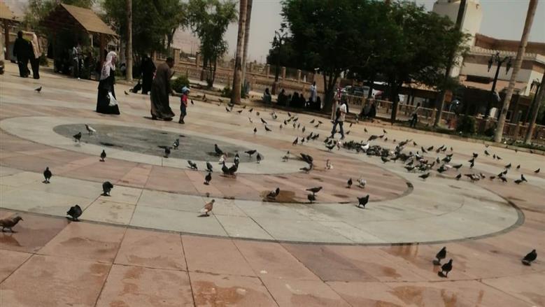 حملات نظافة وتجهيز ساحات الصلاة