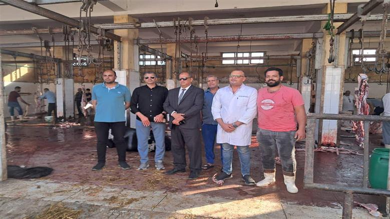 حملات بيطرية مكثفة على المجازر والأسواق في كفر الشيخ بأول أيام عيد الأضحى