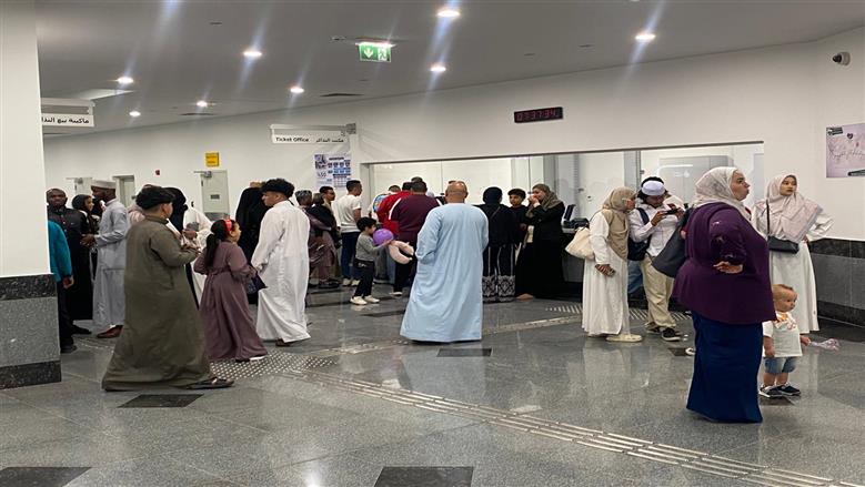 مونوريل شرق النيل يشهد إقبالا كبيرا في أول أيام عيد الأضحى