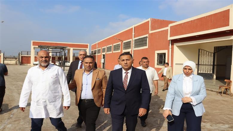 محافظ القليوبية يتفقد مجزر كفر سعد في أول أيام عيد الأضحى للاطمئنان على انتظام العمل وتطبيق الاشتراطات الصحية