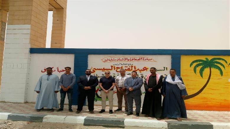 محافظ أسوان يفتتح أعمال تطوير بوابة مدخل إدفو