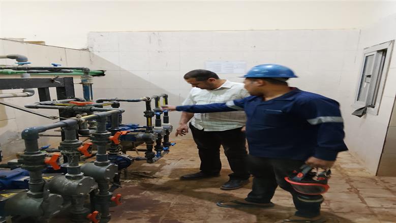 66 فريق مناوبة يتفقد 300 محطة مياه شرب وصرف صحي بسوهاج خلال أسبوع