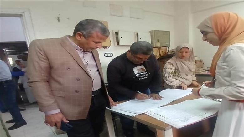 رئيس مدينة تلا يحيل 30 حالة غياب بمستشفى حميات «طبلوها» بالمنوفية