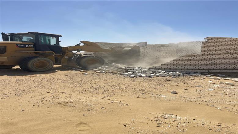 استرداد 100 فدان من أراضي أملاك الدولة في الفيوم