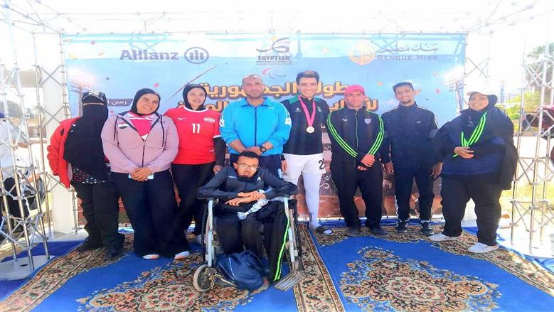 أبطال كفر الشيخ لألعاب القوى البارالمبية يحصدون 11 ميدالية في بطولة الجمهورية