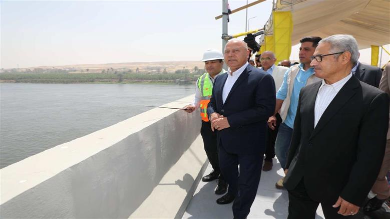 وزير النقل ومحافظ بني سويف يشهدان التشغيل التجريبي للمرحلة الأولى من محور الفشن