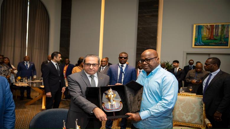 الرئيس الكونغولي يشيد بالعاصمة الجديدة.. واتفاق لنقل الخبرات المصرية إلى كينشاسا