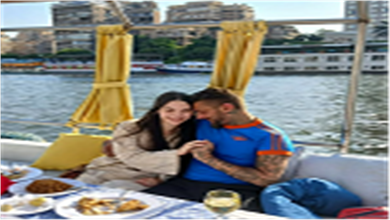 أحدث ظهور لأحمد الفيشاوي وكاميلا فيونا.. على مركب في النيل