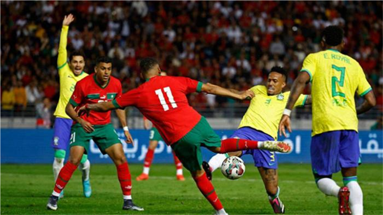 مباراة المغرب والبرازيل
