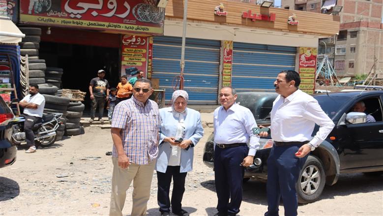محافظ القليوبية يتفقد تطوير نزلات الدائري بعرابي وبهتيم ويشدد على سرعة التنفيذ