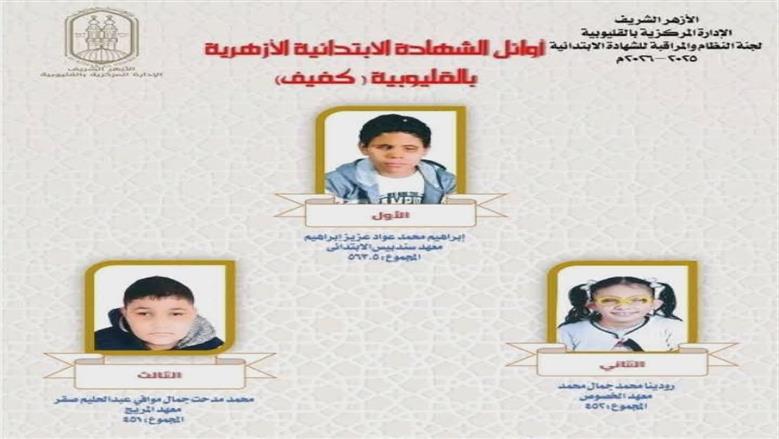 فرحة النجاح تضيء منطقة القليوبية الأزهرية.. إعلان اوائل طلاب الشهادتين الابتدائية والإعدادية بالازهر