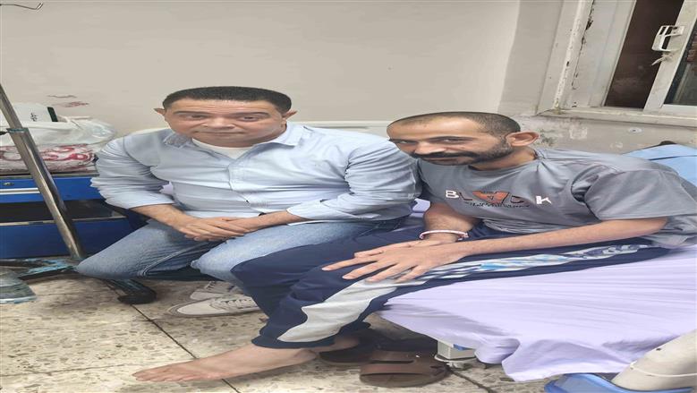 اول لقاء مع مريض بني سويف بعد استخراج 100 مسمار من معدته