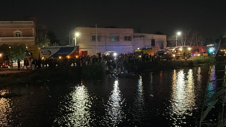 مصرع وإصابة 7 أشخاص من أسرة واحدة في حادث انقلاب سيارة بترعة المريوطية 