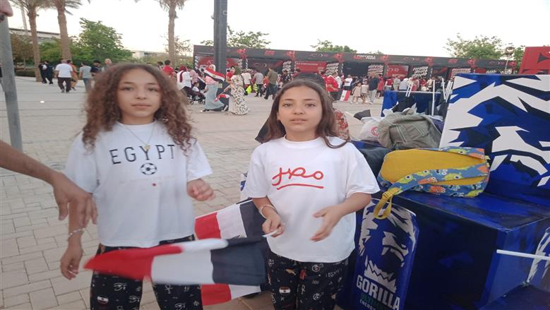 الأطفال يتوقعون نتيجة مباراة مصر وبلجيكا من قلب fan zone العاصمة الجديدة (صور)