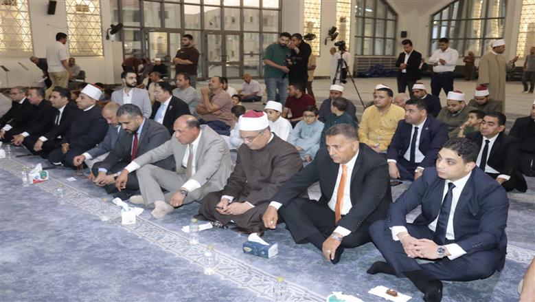 محافظ القليوبية يشهد احتفالية مديرية الأوقاف بمناسبة رأس السنة الهجرية بمسجد الإمام أبو حنيفة بمدينة العبور