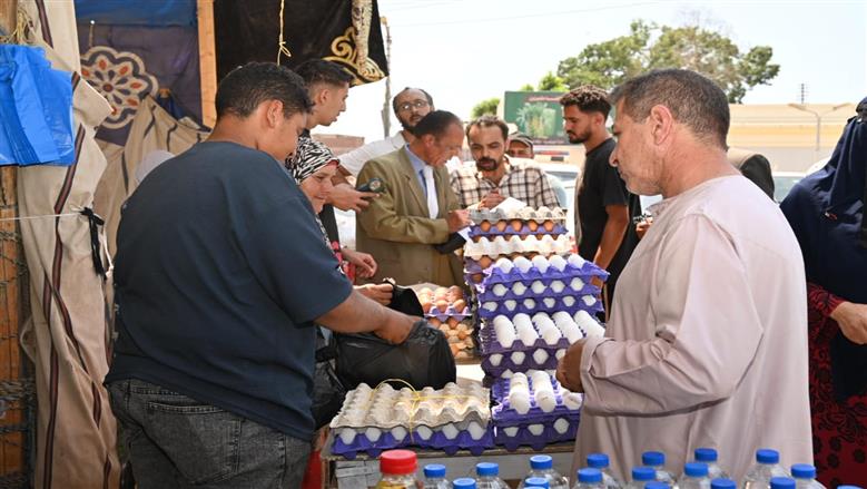 محافظ الغربية يتفقد سوق اليوم الواحد بالسنطة.. وإشادة من المواطنين