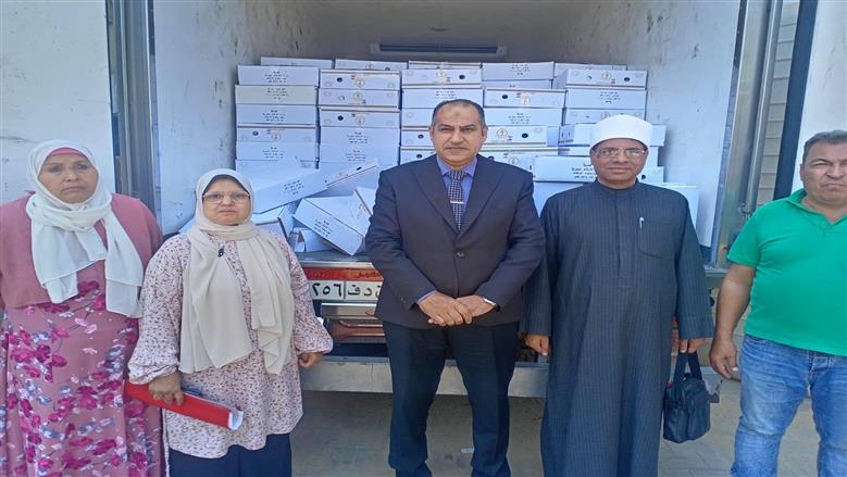 «تضامن الجيزة» توزع 4 أطنان لحوم على الأسر الأولى بالرعاية