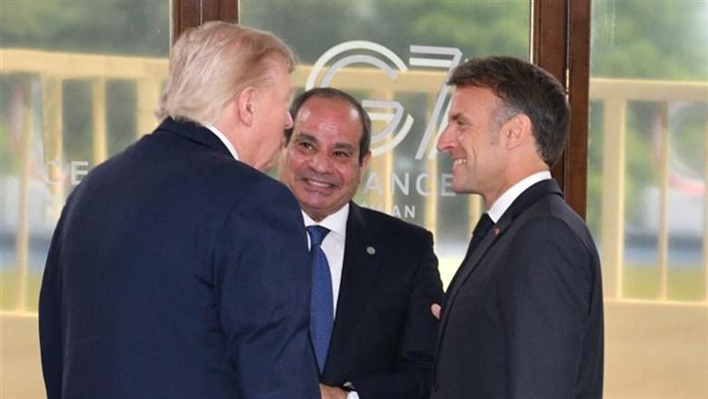 السفارة الأمريكية تبرز لقاء السيسي وترامب بقمة مجموعة السبع في فرنسا