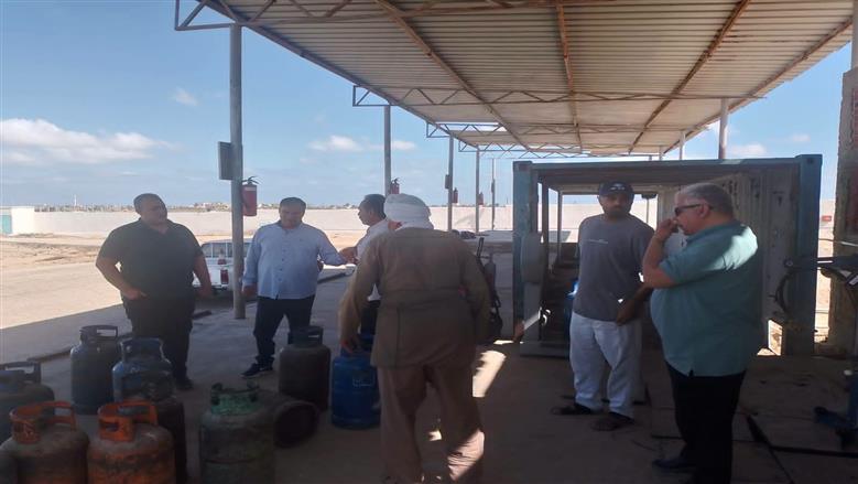 محطة الغاز بالشيخ زويد