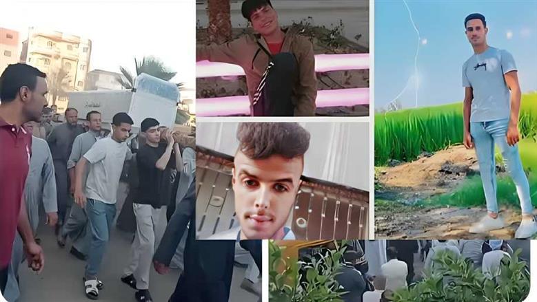 أهالي فاقوس يشيعون جثامين 3 شباب لقوا مصرعهم غرقا في ترعة بالشرقية