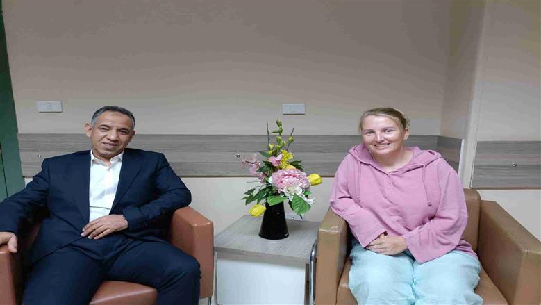 نادين سميت سيدة ألمانية تجري عملية بالغردقة