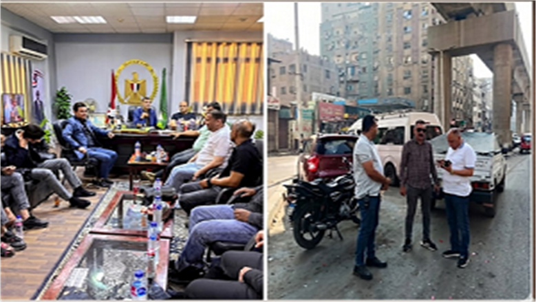 حملات مكثفة لرفع كفاءة الخدمات وإزالة الإشغالات من الشوارع في إمبابة والوراق
