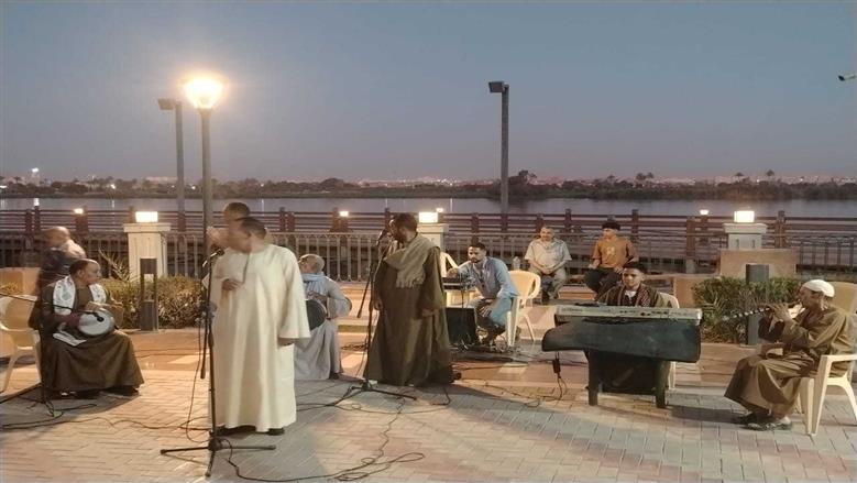 عروض فنية وموسيقية متواصلة على كورنيش بني سويف ضمن مبادرة «شارع الفن»