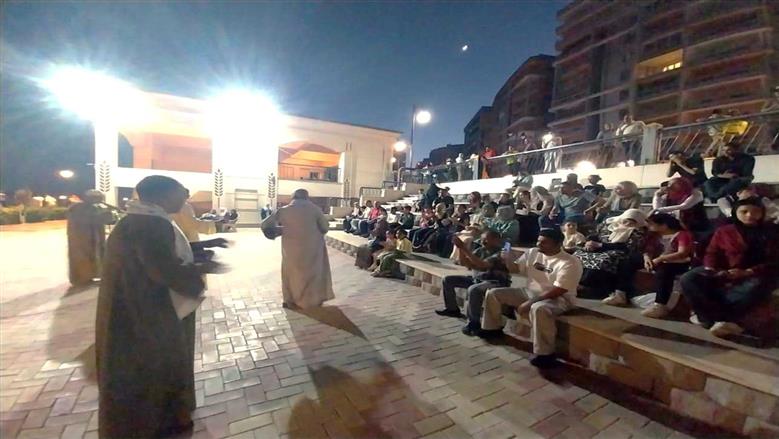 عروض فنية وموسيقية متواصلة على كورنيش بني سويف ضمن مبادرة «شارع الفن»