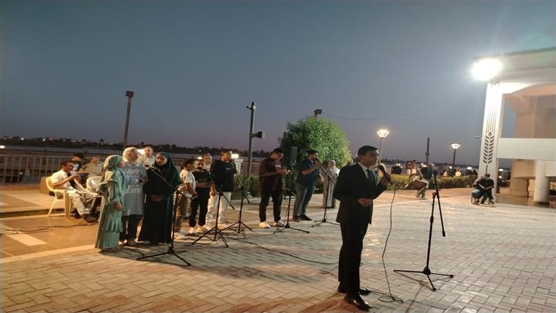 «شارع الفن» يواصل إبداعه على ممشى كورنيش بني سويف بعروض إنشادية وورش فنية للجمهور