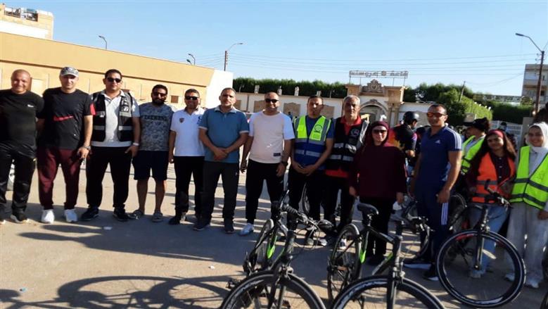 على ضفاف النيل.. 120 شابًا وفتاة يرسمون لوحة رياضية جديدة في بني سويف