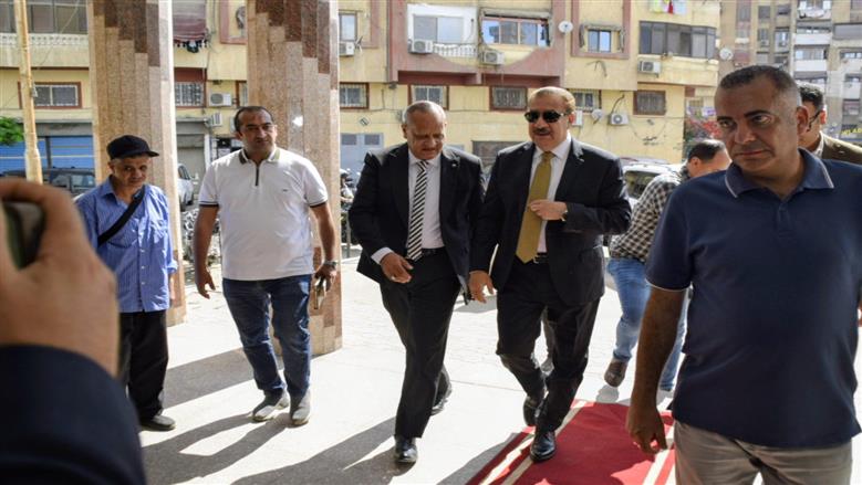 محافظ بورسعيد يتفقد غرفة عمليات الثانوية العامة 