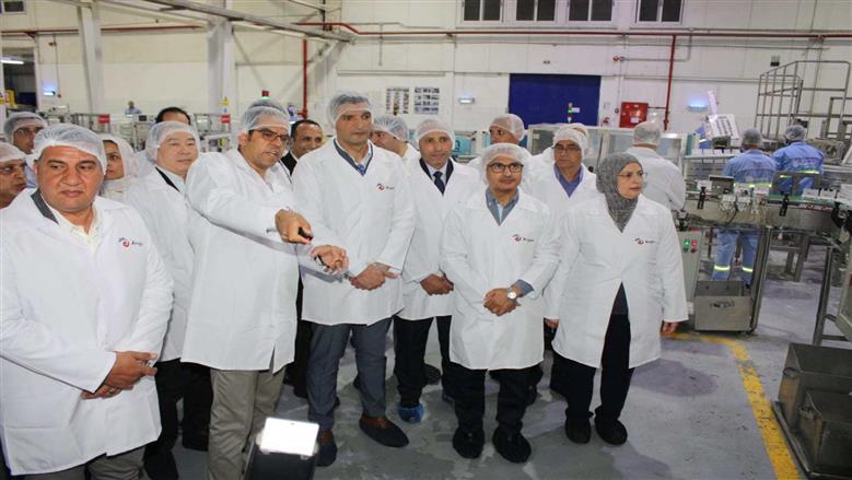 جانب من جولة وزير الصناعة بمنطقة بياض العرب الصناعية