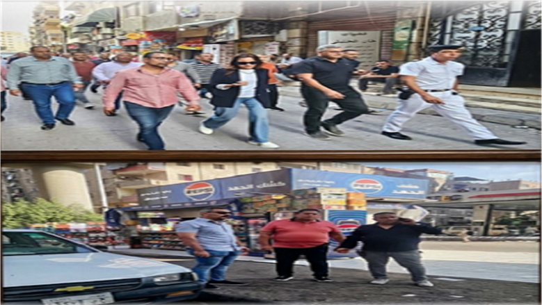 حملات لإخلاء الشوارع من المعتدين على الطريق العام في الطالبية وإمبابة