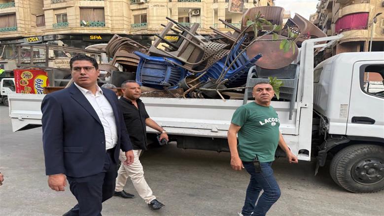 نائب محافظ القاهرة يوجه بحملات يومية لإنهاء فوضى المقاهي بالمنطقة الغربية