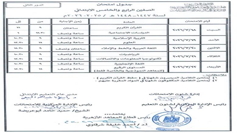 رابع وخامس