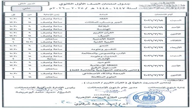 ثانوي 