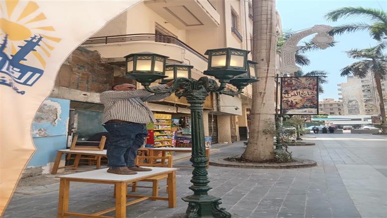 رفع كفاءة شارع الفن 