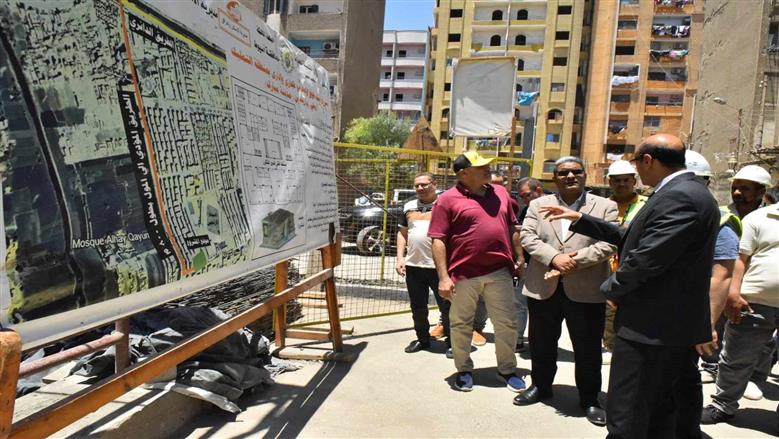 بمساحة 1800 متر.. محافظ أسيوط يتابع الأعمال الإنشائية للمجمع التجاري في حي الأربعين