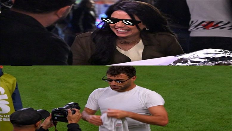 نظارة لاعب إيران