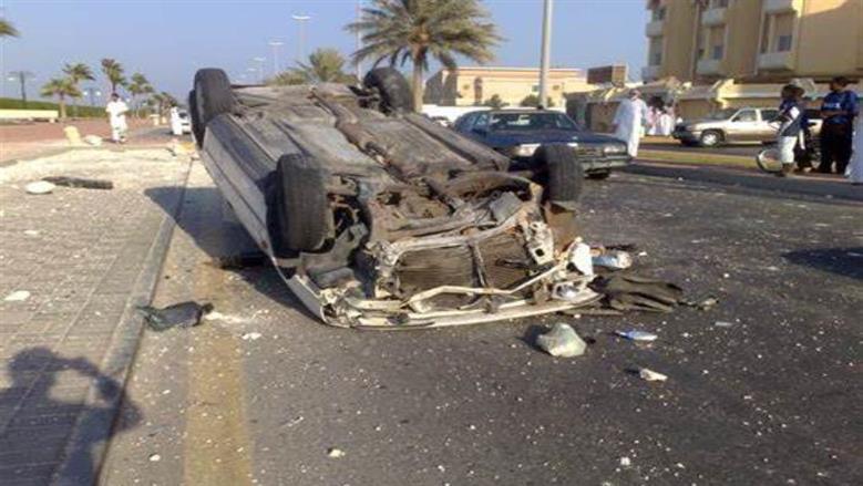 مصرع مدير شركة في حادث تصادم بسبب السرعة الزائدة 
