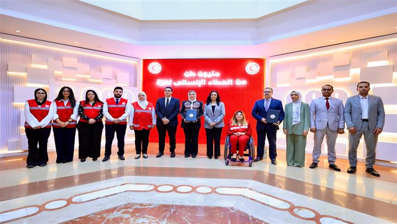 وزيرة التضامن تشهد توقيع بروتوكول الدمج المجتمعي بين الهلال الأحمر المصري و«القومي لذوي الإعاقة»