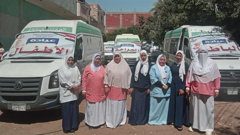 «صحة بني سويف» تنظم قافلة طبية علاجية بقرية زكي فاضل في إهناسيا