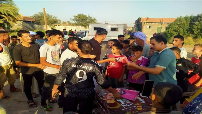 قافلة رياضية لعزبة العقّاد ببني سويف ضمن المشروع القومي لدعم القرى الأكثر احتياجًا