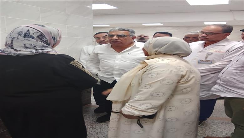محافظ الدقهلية في جولة مفاجئة لمستشفى بلقاس