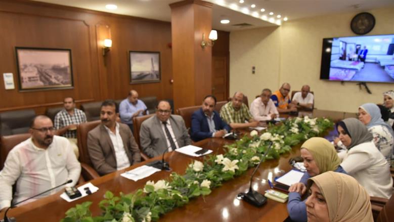 اجتماع استعدادات امتحانات الثانوية العامة ببورسعيد