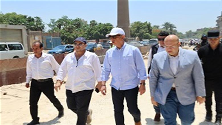 محافظ الجيزة يتابع معدلات تنفيذ تطوير محور المريوطية وكوبري السيارات بأبو النمرس 