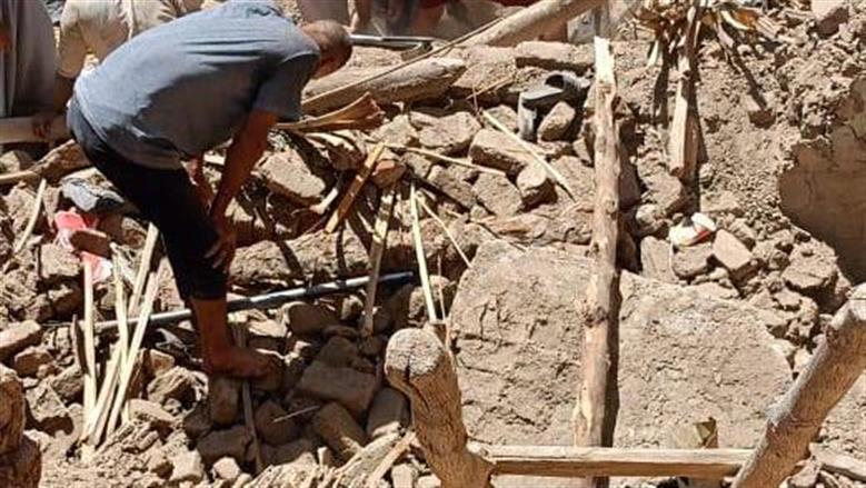 انهيار مفاجئ لمنزل بالطود ونتشال5 مصابين وتحرك عاجل لفرق الإنقاذ